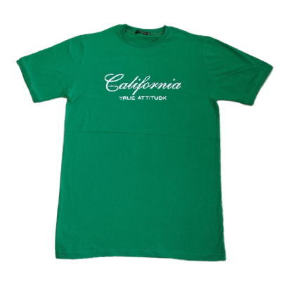 خرید تیشرت مردانه طرح کالیفرنیا (california) سبز | بوتیکالا