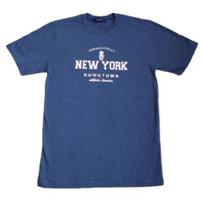 خرید تیشرت مردانه طرح نیویورک (new york) آبی | بوتیکالا